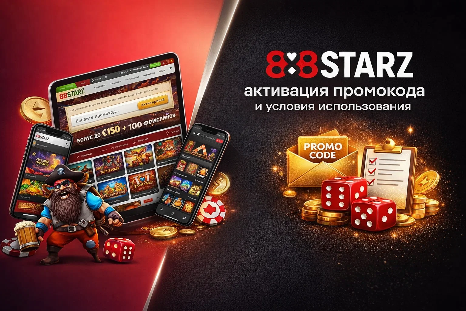 888STARZ активация промокода и условия использования