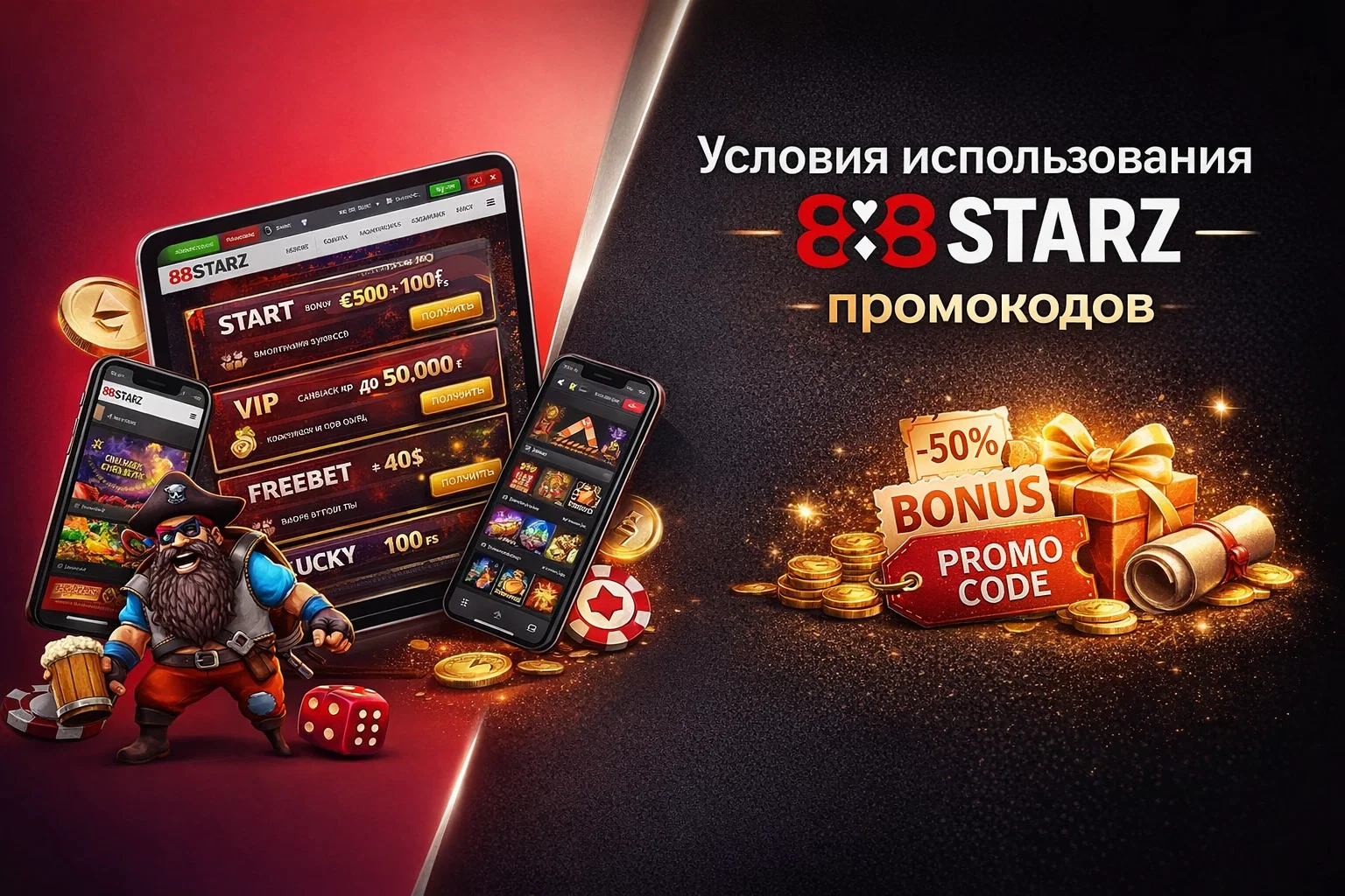 888STARZ условия использования промокодов